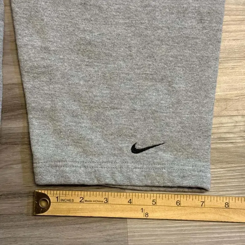 Vintage Nike Gray Heather Open-Hem Sweatpants Large